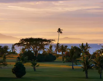 Paysage Sunset Fidji Nature